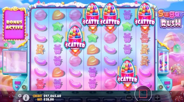 Бонусная игра Sugar Rush